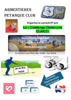 X2 Départemental - Challenge Christophe CLARIS - Armentières